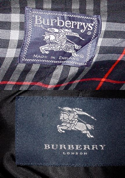 burberry gelbes etikett|vintage Burberry labels.